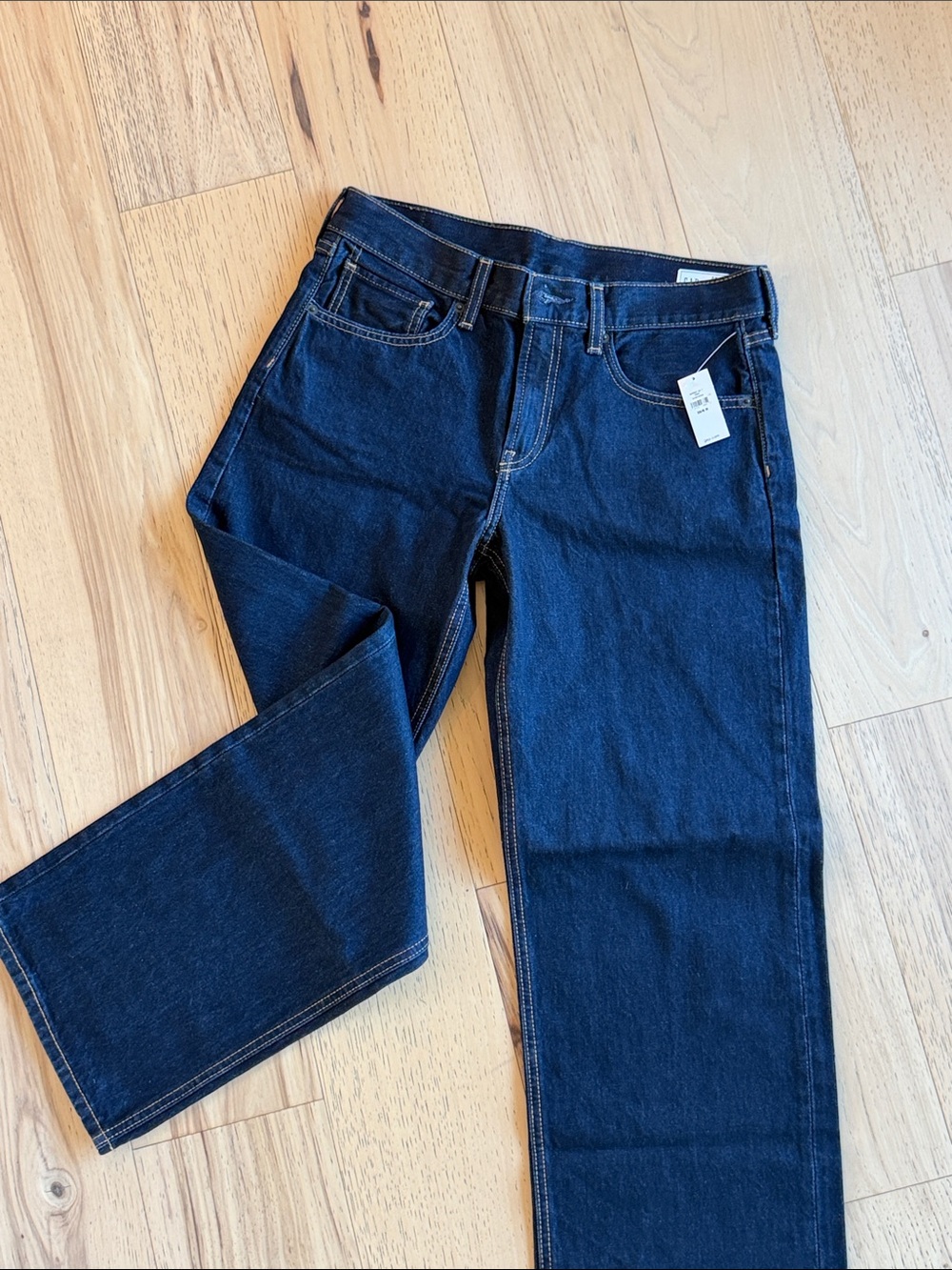 GAP HAILEY BIBER SOLD OUT Women's LOW RISE loose Dark Indigo